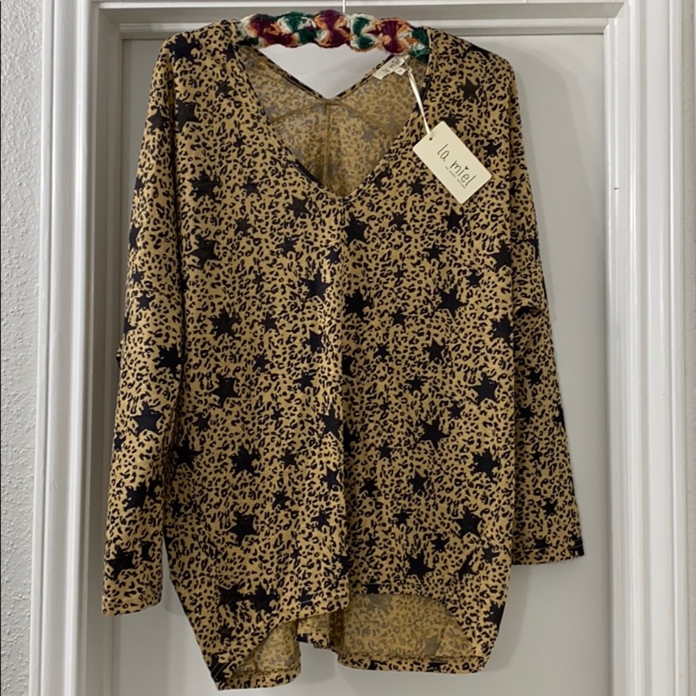 NWT la miel high low tunic
